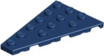 Wedge Plate 6 x 4 Left in Dark Blue