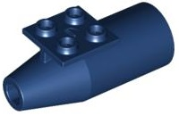 Engine Smooth Large [2 x 2 Thin Top Plate] in Dark Blue