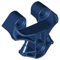 Large Figure Chest Cover (Toa Metru) in Dark Blue