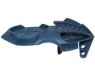 Large Figure Head Visorak with 7 Pin Holes and Axle Hole (Boggarak) in Dark Blue