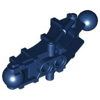 Large Figure Skeletal, Limb, Angular with 2 Ball Joints (Toa Hordika) in Dark Blue