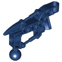 Large Figure Skeletal, Limb, Angular with Ball Joint (Toa Hordika) in Dark Blue