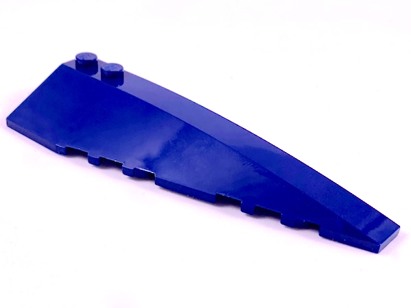 Brick Wedged, Curved 10 x 3 Right in Dark Blue