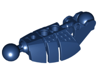 Large Figure Skeletal, Limb, Plated with 2 Ball Joints (Piraka) in Dark Blue