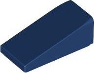 Brick Sloped 18° 2 x 1 x 2/3 in Dark Blue