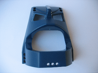 Large Figure Mask Vezok (Piraka Vezok Style) in Dark Blue