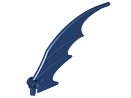 Creature Body Part, Dragon Wing 8 x 10 [Plain] in Dark Blue