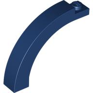 Brick Arch 1 x 5 x 3 1/3 Curved Top in Dark Blue