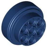 Wheel 31 x 15 Technic, 7 Pin Holes in Dark Blue