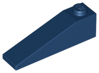 Brick Sloped 18° 4 x 1 in Dark Blue