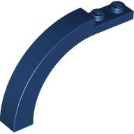 Brick Arch 1 x 6 x 3 1/3 Curved Top in Dark Blue