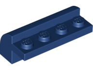 Brick Curved 2 x 4 x 1 1/3 in Dark Blue
