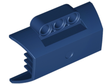 Technic Engine Block Half / Side Intake Panel in Dark Blue
