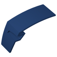 Technic Panel Car Mudguard Left in Dark Blue