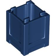Container Box 2 x 2 x 2 - Top Opening in Dark Blue