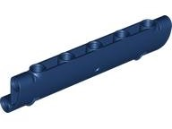 Technic Panel Curved 11 x 3 with 2 Pin Holes through Panel Surface in Dark Blue