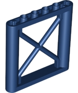 Support 1 x 6 x 5 Girder Rectangular in Dark Blue