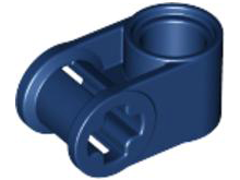 Technic Axle and Pin Connector Perpendicular in Dark Blue
