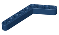 Technic Beam 1 x 9 Bent (6 - 4) Thick in Dark Blue