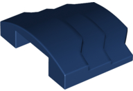 Brick Curved 4 x 3 with 3 Layers, 1 x 3 Cutout on Underside in Dark Blue