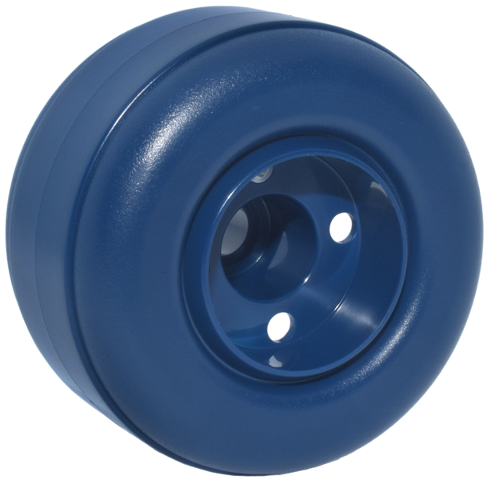 Wheel with Tyre Smooth, 37 x 3 in Dark Blue