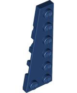 Wedge Plate 6 x 2 Left in Dark Blue