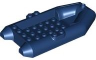 Boat / Rubber Raft / Dinghy 6 x 12 in Dark Blue