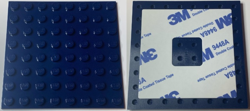 Baseplate Special 8 x 8 with Adhesive Backside in Dark Blue