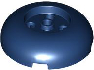 Brick Round 4 x 4 Dome Top with Round 2 x 2 Recessed, 4 Studs in Dark Blue