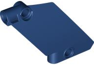 Technic Panel Curved 5 x 7 Parallelogram Left in Dark Blue