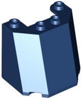 Windscreen 3 x 4 x 3 in Dark Blue