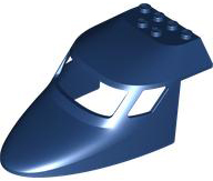 Aircraft Fuselage Curved Forward 6 x 10 Top in Dark Blue