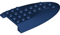 Aircraft Fuselage Curved Aft Section 6 x 10 Top in Dark Blue