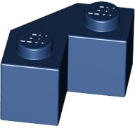 Brick Wedged 2 x 2 Facet in Dark Blue