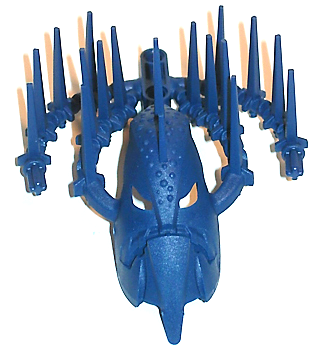 Large Figure Mask Piraka, with Flexible Spine (Stars) in Dark Blue