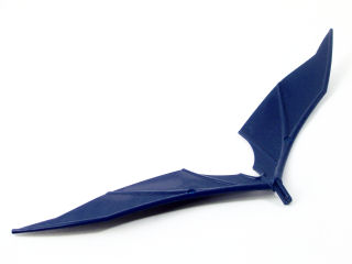 Large Figure Wing, Double with Axle in Dark Blue