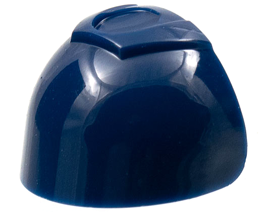 Headwear Accessory Visor [Large with Trapezoid Top] in Dark Blue