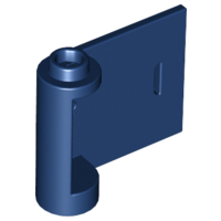 Door 1 x 3 x 2 Right - Open Between Top and Bottom Hinge in Dark Blue