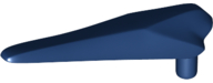 Animal Body Part, Dinosaur, Pteranodon Jaw Bottom with Pin [Flexible Plastic] in Dark Blue