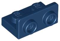 Bracket 1 x 2 - 1 x 2 Inverted in Dark Blue