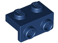 Bracket 1 x 2 - 1 x 2 in Dark Blue