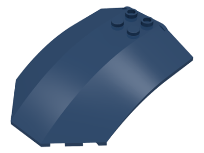 Windscreen 8 x 6 x 2 Curved in Dark Blue
