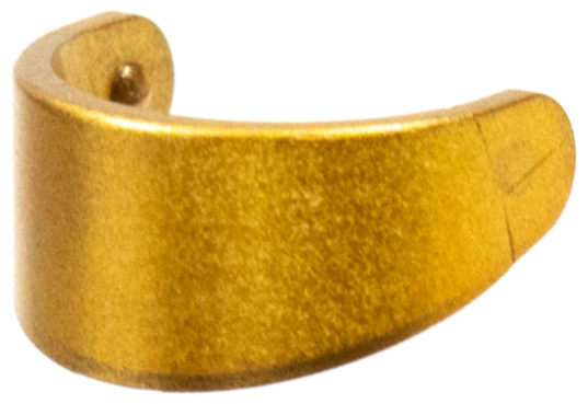 Headwear Accessory Visor For Standard Helmet in Metallic Gold