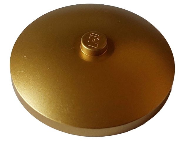 Dish 4 x 4 Inverted [Radar] in Metallic Gold