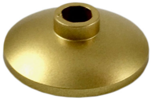 Dish 2 x 2 Inverted [Radar] in Metallic Gold