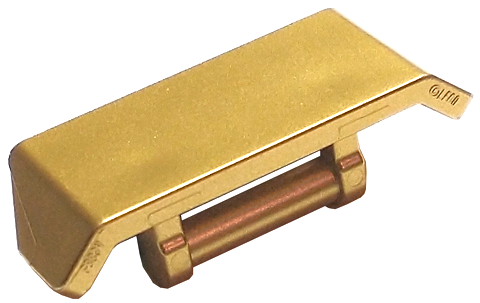 Spoiler 2 x 4 with Handle [Plain] in Metallic Gold