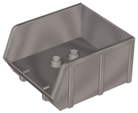 Duplo Tipper Bucket Bed in Pearl Light Gray