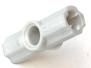 Technic Axle and Pin Connector Angled #2 - 180° in Pearl Light Gray