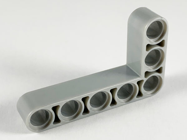 Technic Beam 3 x 5 L-Shape Thick in Pearl Light Gray