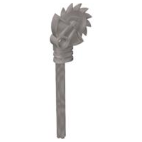 Large Figure Weapon Staff, Long Axle Circular Saw with Hole in Pearl Light Gray